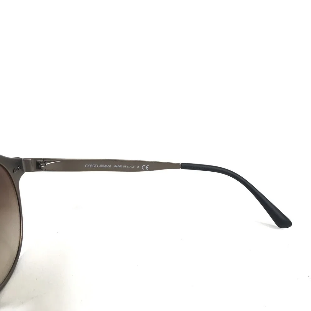 Giorgio Armani Sunglasses AR 6078 3006/13 Brown Round Frames with Brown Lenses